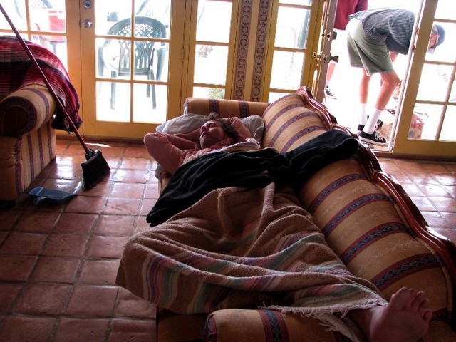 Out like a muthahfuckin' light!