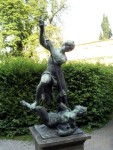 A Very Spiff Garden Statue