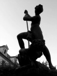 The Same Very Spiff Garden Statue