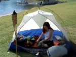 "Good Morning, Tent-Babe!"
