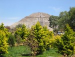 Some big rock thing in the middle of Mexico.  Ants must have built it!