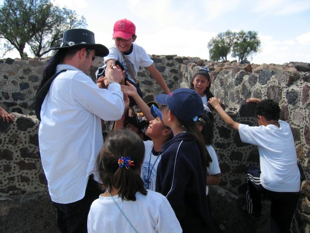 Little Mexican kids thought Marc was that guy from The Cure