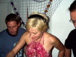 Gina Spinning at a Party