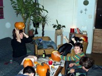 Highlight for Album: Pumpkin Carving Party 2000